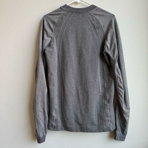 Theory Mens Bruiser Spike Knit Gray Crewneck Nylon Spandex Size Small Medium - Picture 5 of 7